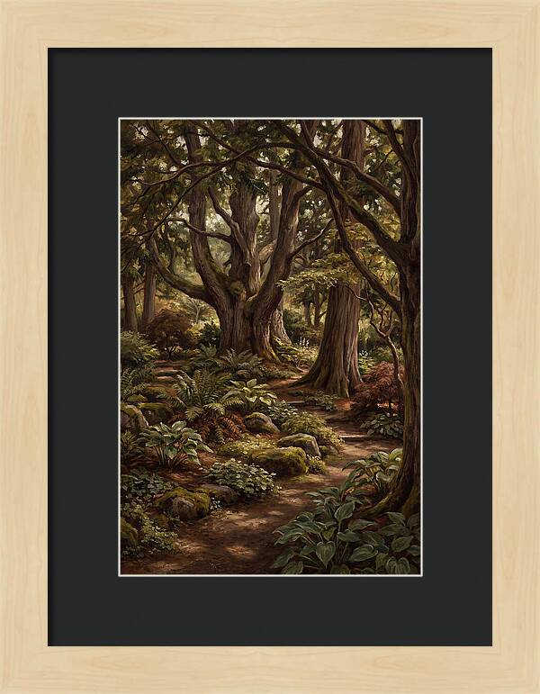 Shade Garden Under Tall Trees