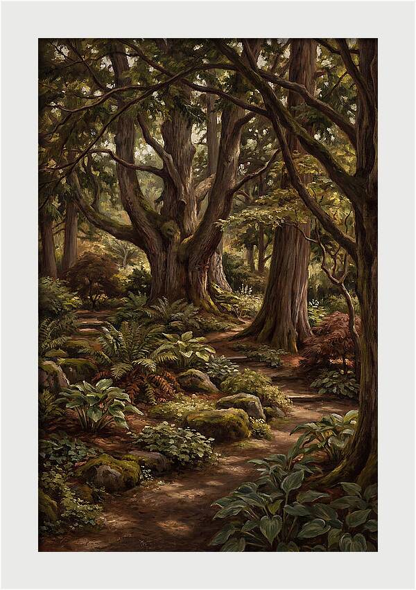 Shade Garden Under Tall Trees
