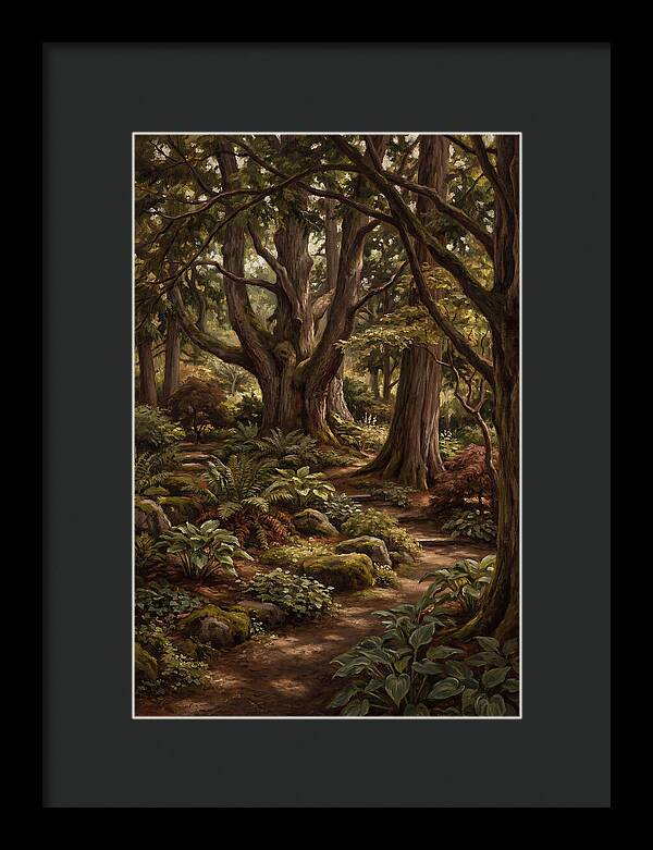 Shade Garden Under Tall Trees