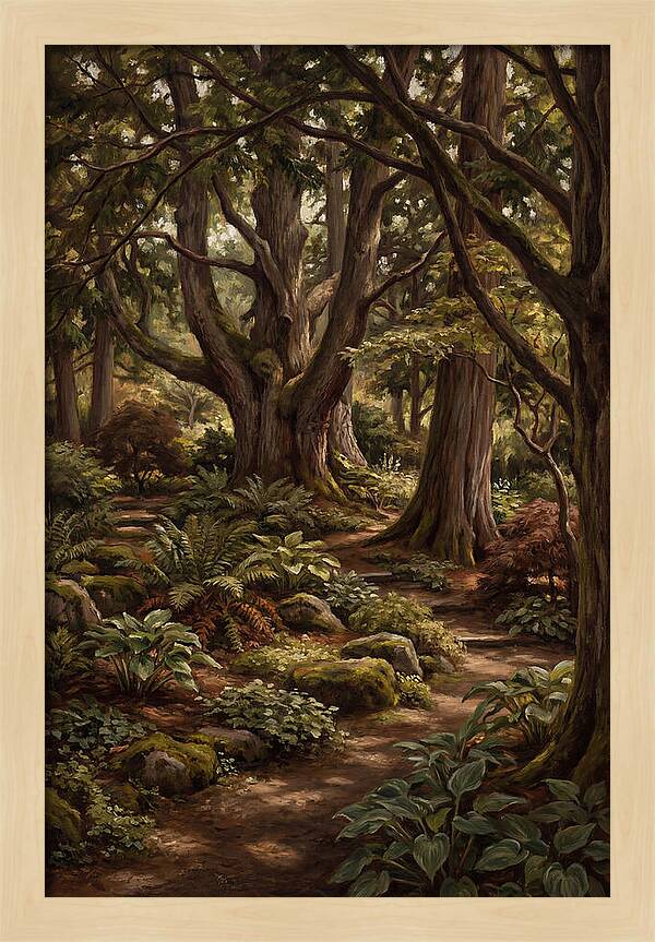 Shade Garden Under Tall Trees