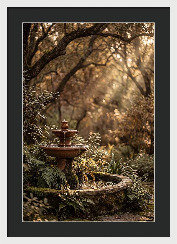 Shaded Serenity Fountain