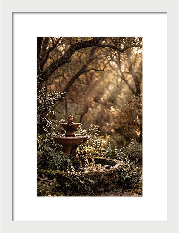 Shaded Serenity Fountain
