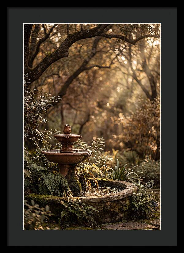 Shaded Serenity Fountain