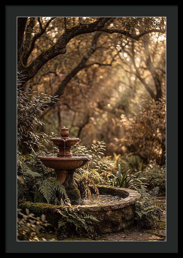 Shaded Serenity Fountain