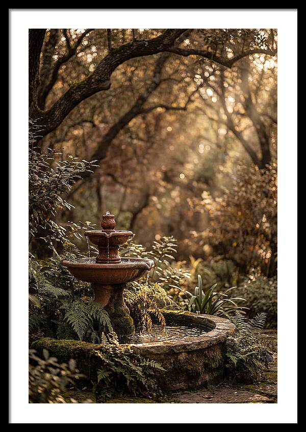 Shaded Serenity Fountain