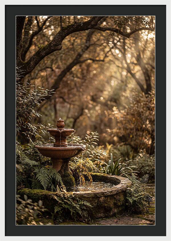 Shaded Serenity Fountain