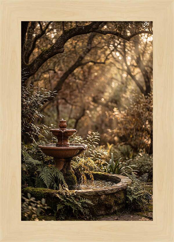 Shaded Serenity Fountain