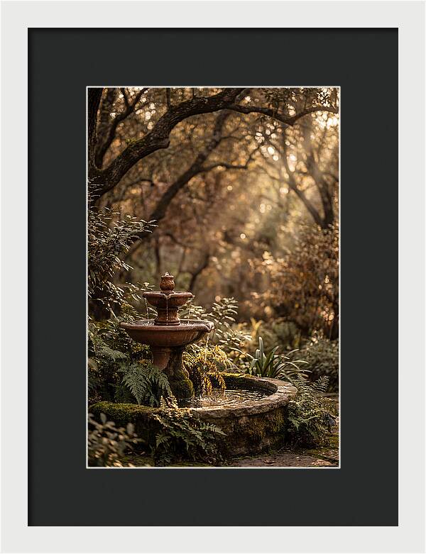 Shaded Serenity Fountain