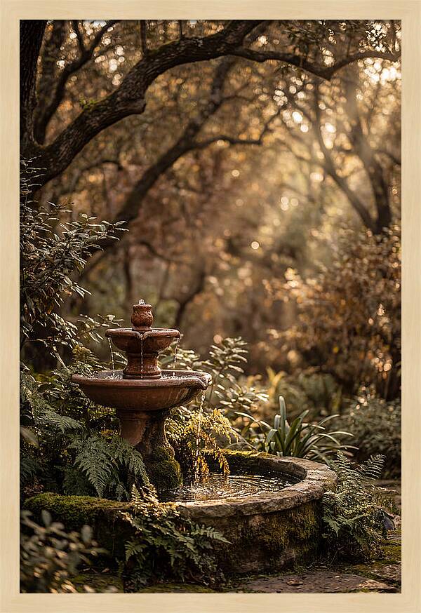 Shaded Serenity Fountain