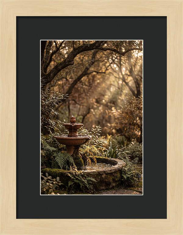 Shaded Serenity Fountain