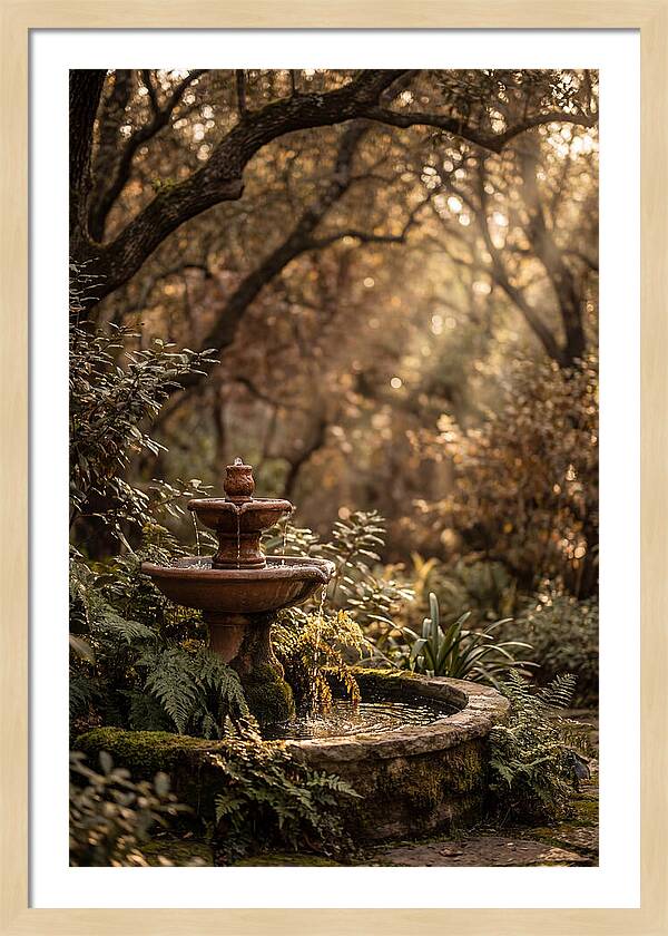 Shaded Serenity Fountain