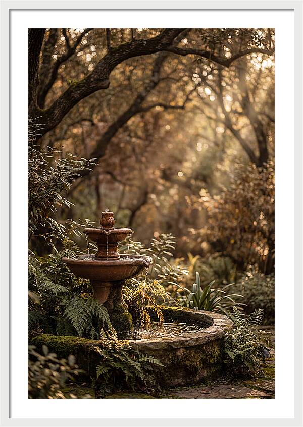 Shaded Serenity Fountain