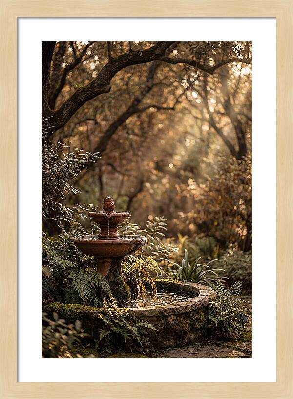 Shaded Serenity Fountain