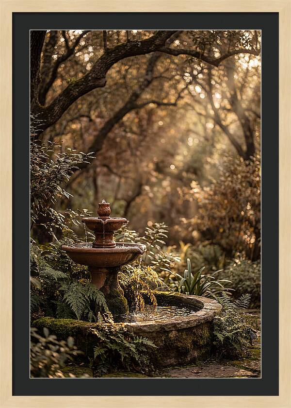 Shaded Serenity Fountain