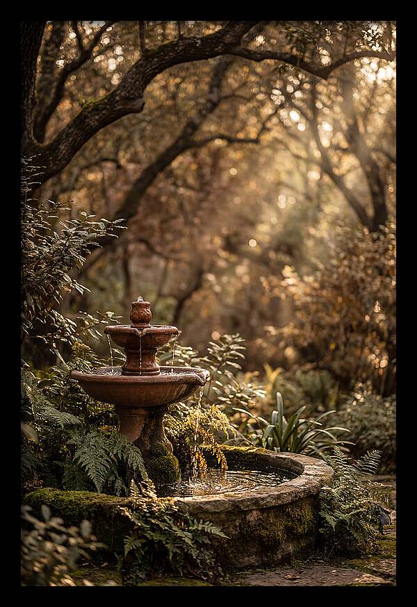 Shaded Serenity Fountain