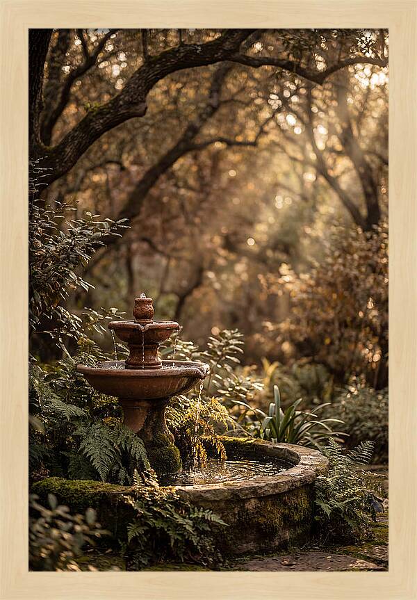 Shaded Serenity Fountain
