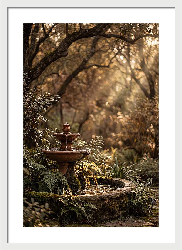 Shaded Serenity Fountain