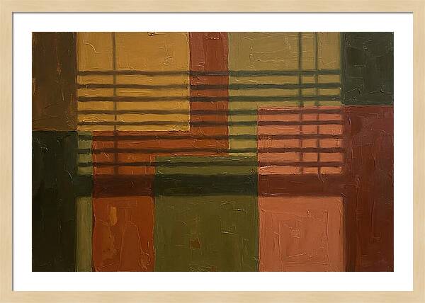 Shadow Play Of Color And Light