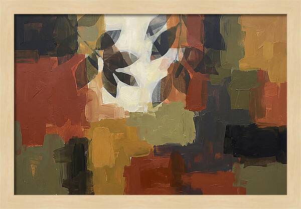 Shadow Play Of Leaves
