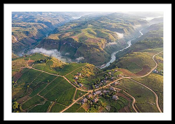 Shan Hills Of Myanmar From Above