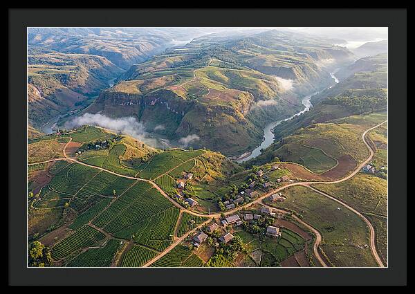 Shan Hills Of Myanmar From Above