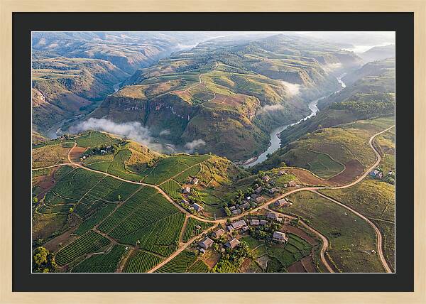 Shan Hills Of Myanmar From Above