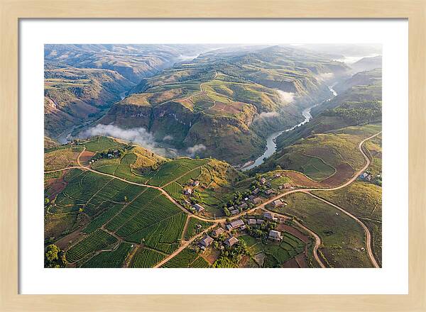 Shan Hills Of Myanmar From Above