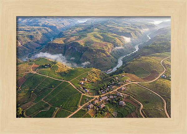 Shan Hills Of Myanmar From Above