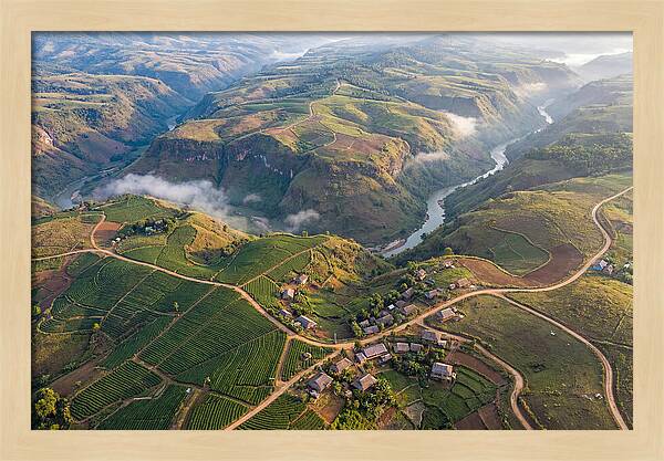 Shan Hills Of Myanmar From Above