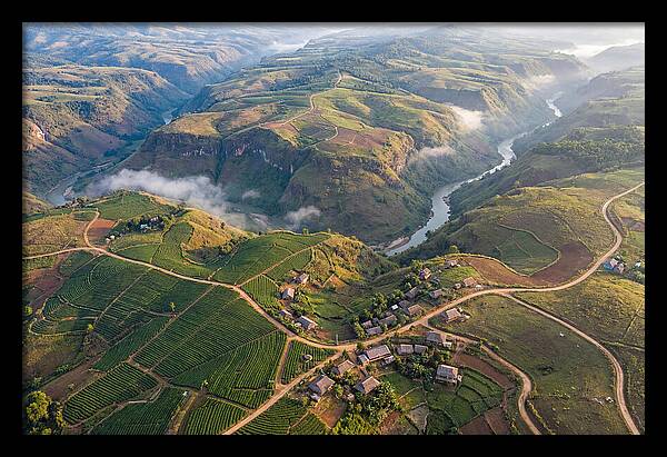 Shan Hills Of Myanmar From Above