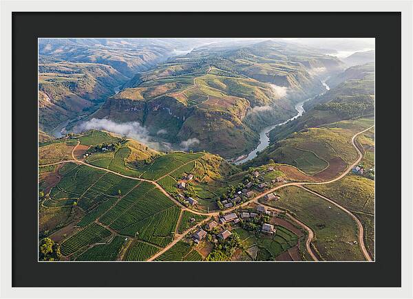 Shan Hills Of Myanmar From Above