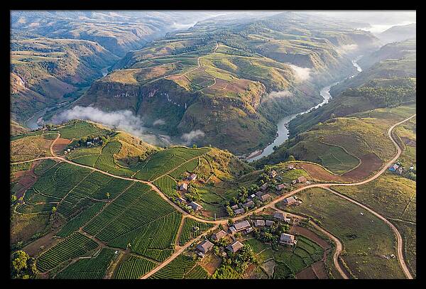 Shan Hills Of Myanmar From Above