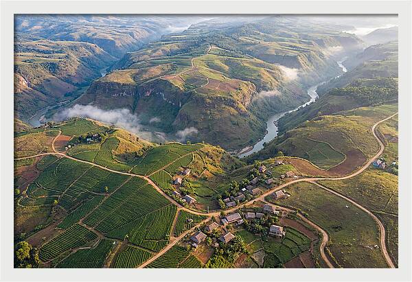 Shan Hills Of Myanmar From Above