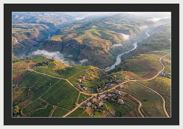 Shan Hills Of Myanmar From Above