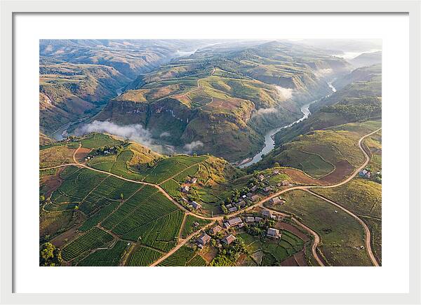 Shan Hills Of Myanmar From Above