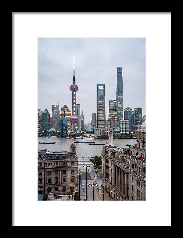 Shanghai Bund Skyline View