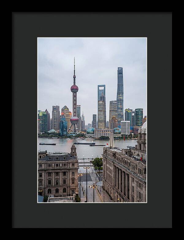 Shanghai Bund Skyline View