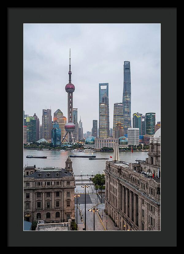 Shanghai Bund Skyline View