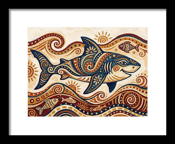 Shark Folk Art