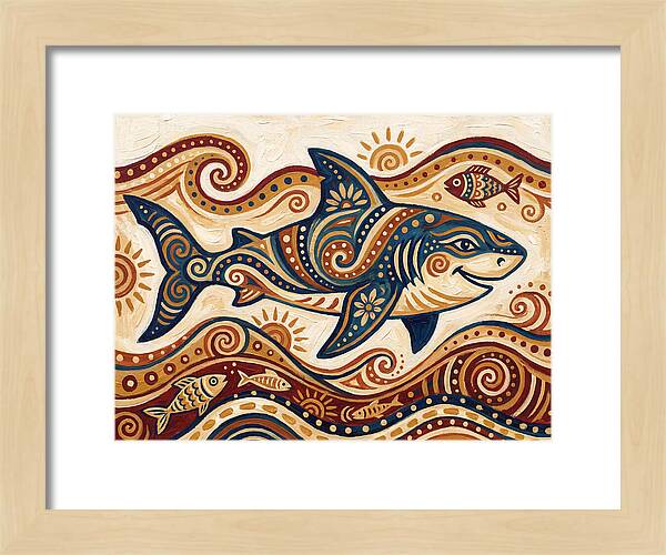 Shark Folk Art