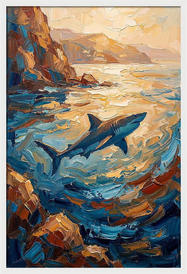 Shark In Mediterranean Waters