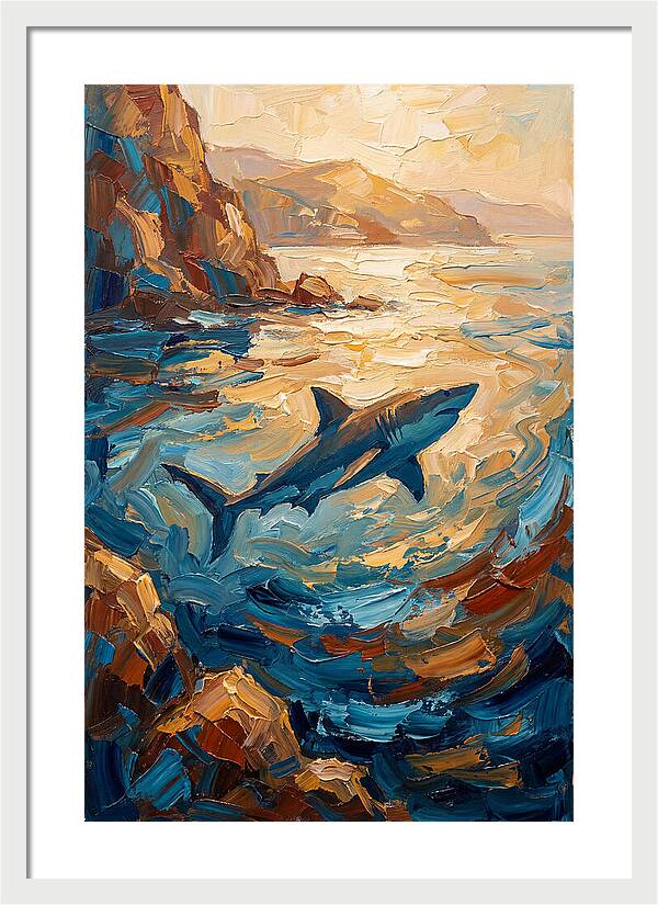 Shark In Mediterranean Waters