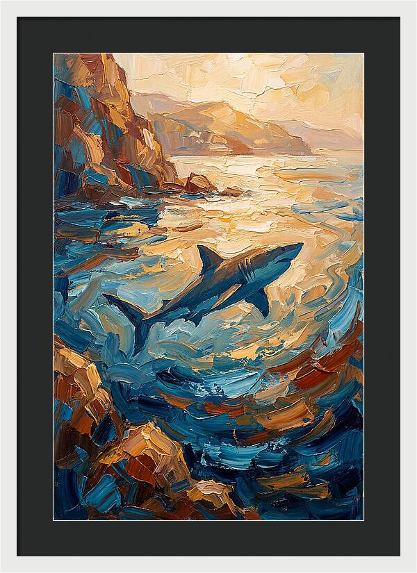 Shark In Mediterranean Waters