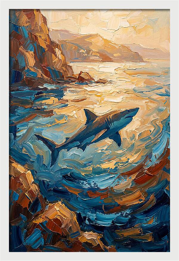 Shark In Mediterranean Waters