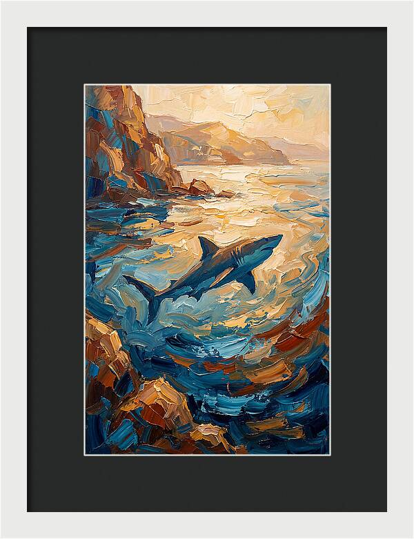 Shark In Mediterranean Waters