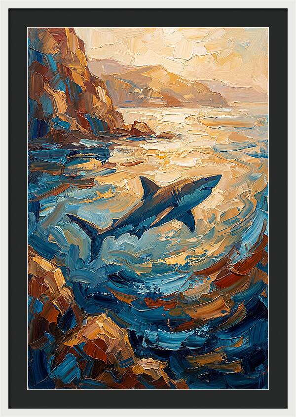 Shark In Mediterranean Waters