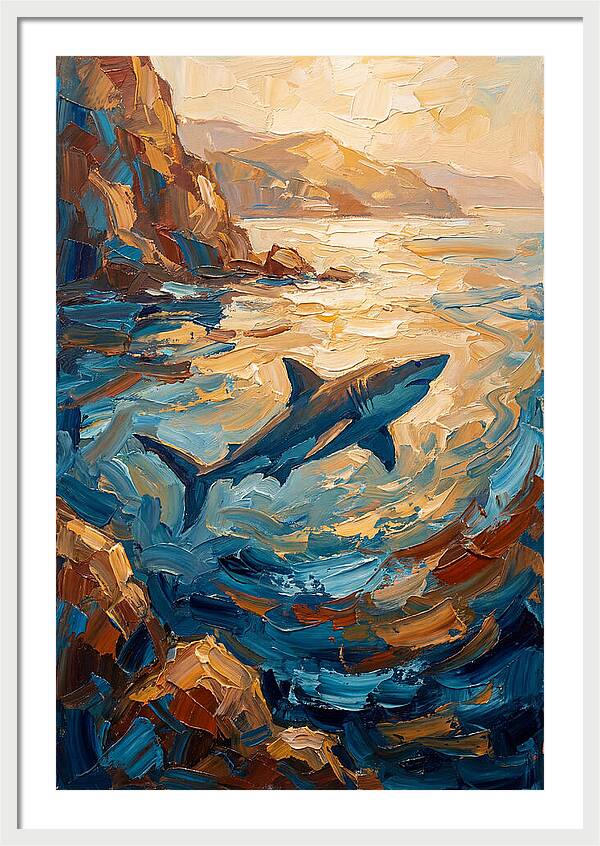 Shark In Mediterranean Waters
