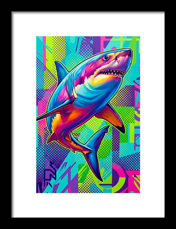 Shark In Vibrant Colors
