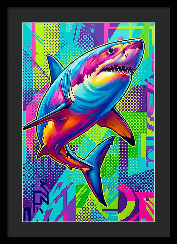 Shark In Vibrant Colors