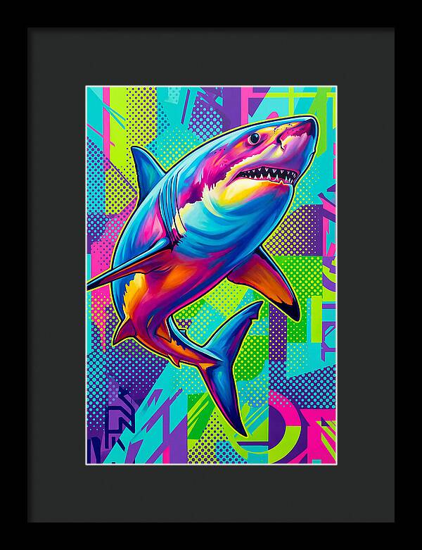 Shark In Vibrant Colors
